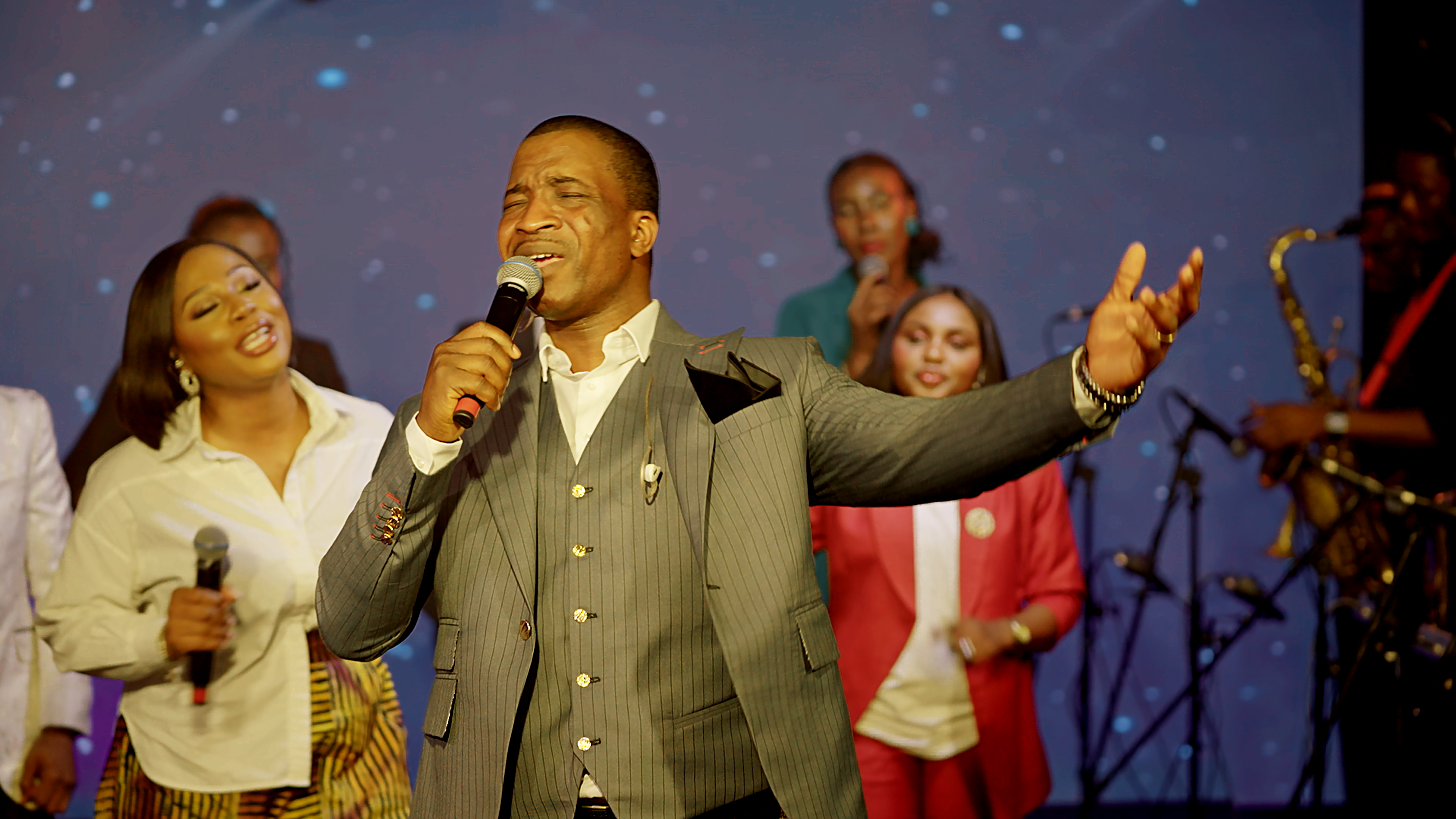 Pastor Segun Sanusi ministering